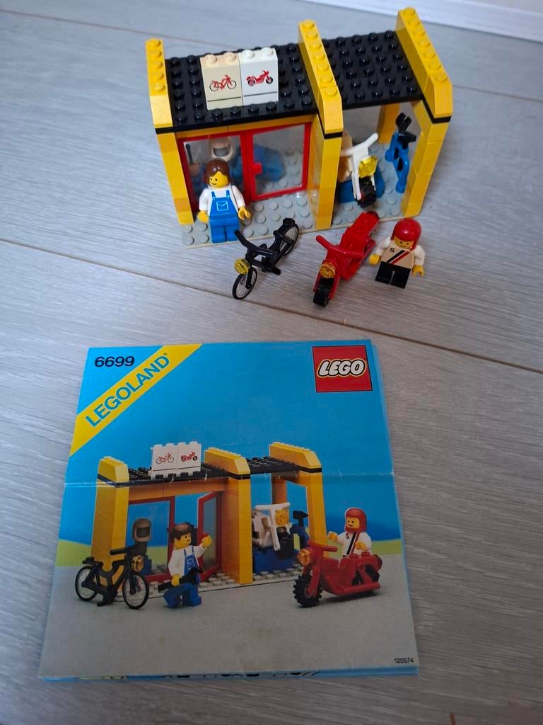 Lego 6699 Cycle Fix-It Shop - Vintage Legoland Set, Compleet, Gebruikt, Lego, Ophalen of Verzenden