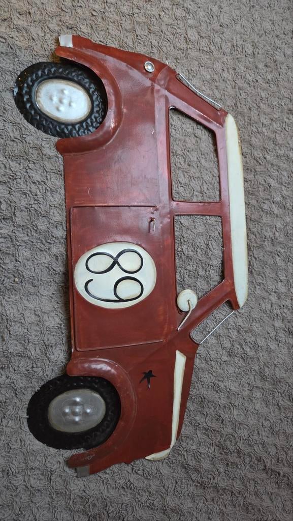 Metalen auto bordje, Ophalen of Verzenden