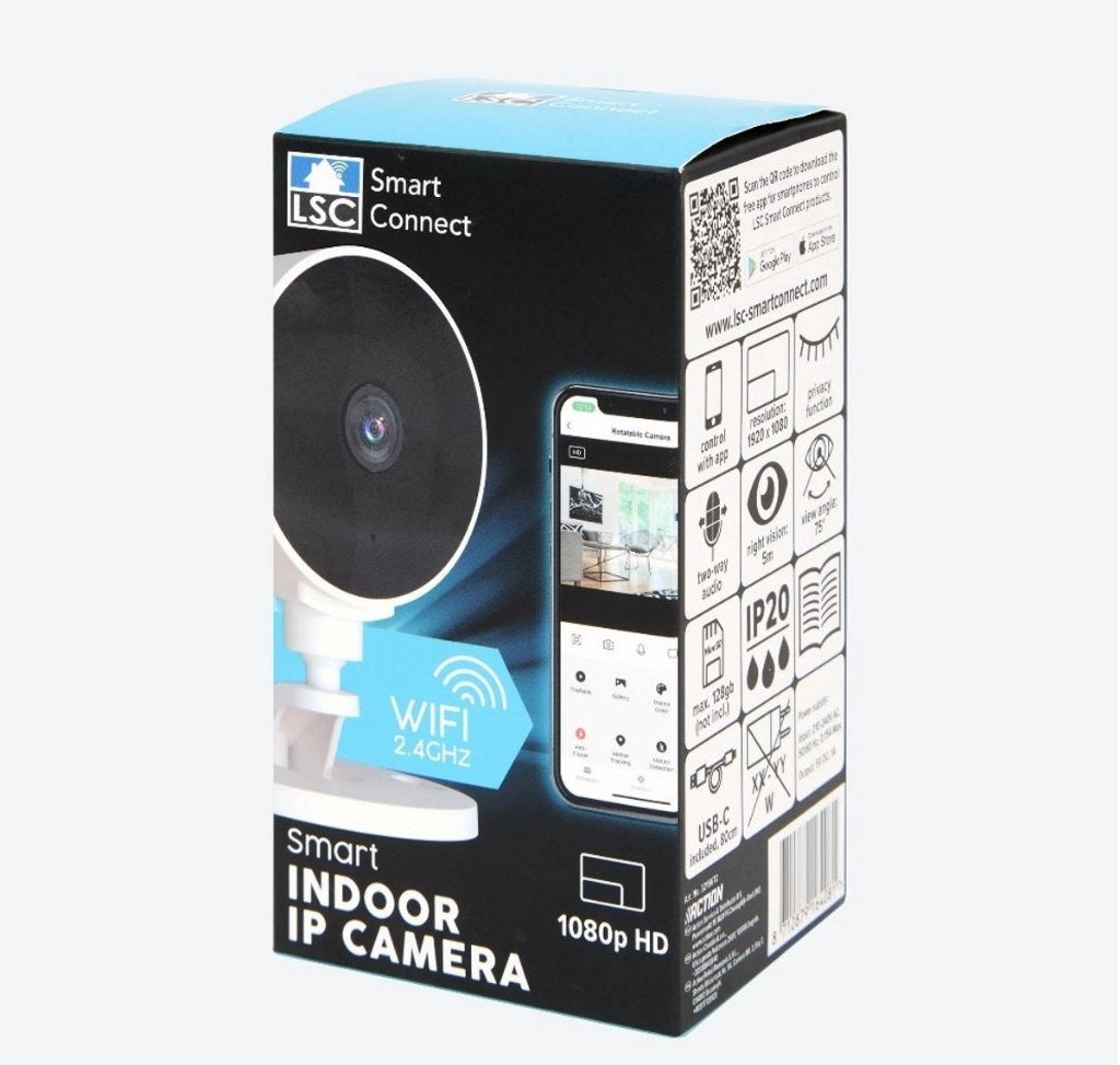 LSC Smart Connect Smart indoor IP camera 1080p HD, Ophalen of Verzenden, Nieuw, Binnencamera