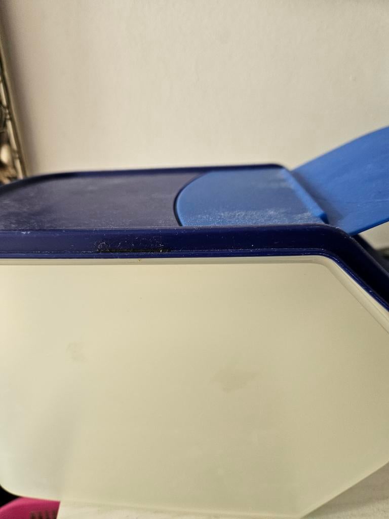 Tupperware voorraadbus per stuk, Ophalen of Verzenden, Gebruikt, Blauw, Bus of Trommel