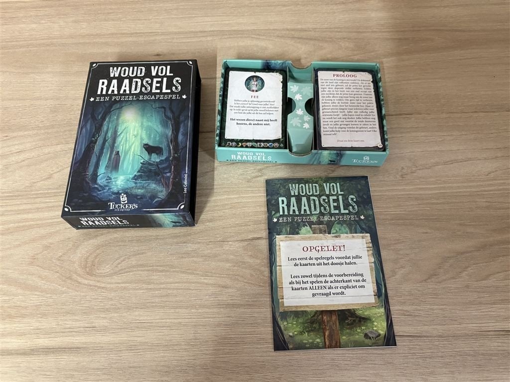 Woud vol raadsels puzzel escapespel [3707], Verzenden, Zo goed als nieuw
