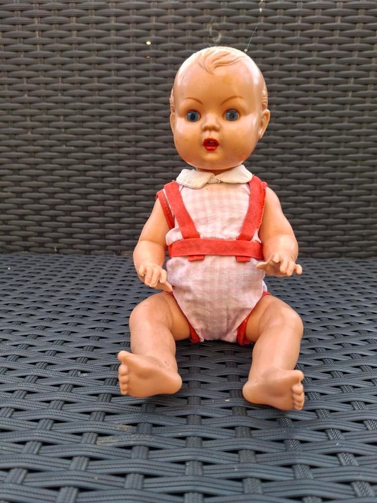 Vintage pop, afmeting 20cm, Verzamelen, Poppen, Ophalen of Verzenden