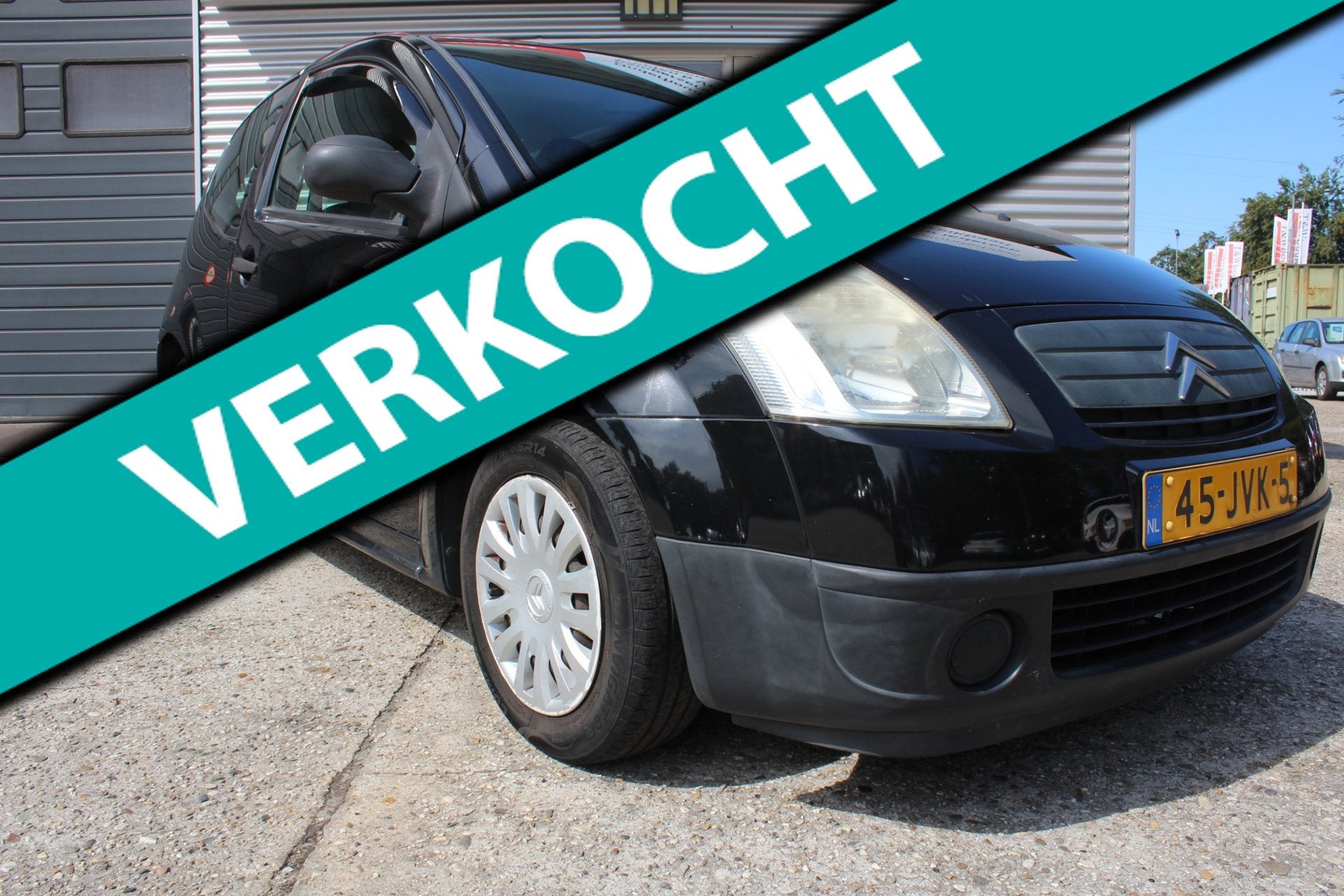 Citroen C2 1.1i Séduction, nw Apk, Rijdt en schakelt goed., Voorwielaandrijving, Gebruikt, 4 cilinders, Zwart