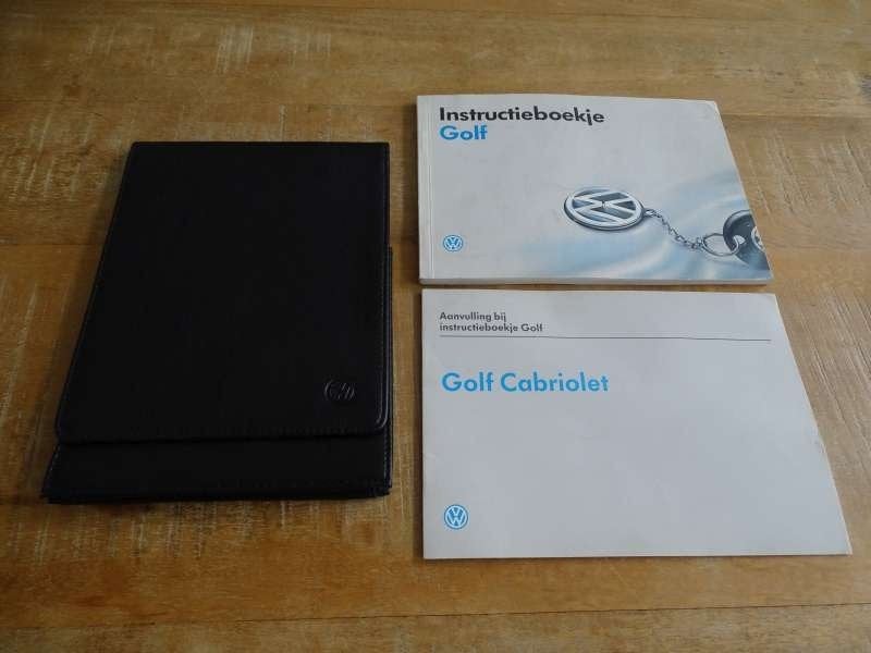 Volkswagen Golf 3 Cabriolet - Boordmap Handleidingen - NL, Auto diversen, Verzenden