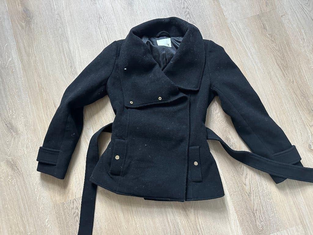 Supertrash winterjas maat 40 – nieuwstaat – wolmix, Kleding | Dames, Jassen | Winter, Maat 38/40 (M), Supertrash, Zwart, Ophalen of Verzenden