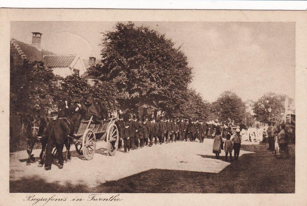Enschede, Hubers, Hengelo., Verzamelen, Verzenden, 1920 tot 1940, Gelopen, Overijssel
