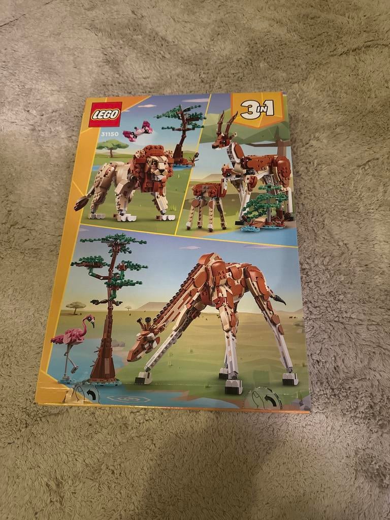 Lego Creator 31150 Wilde Dieren van de Safari, Ophalen of Verzenden, Nieuw, Complete set, Lego