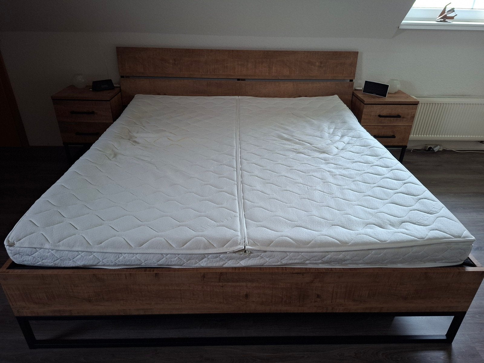 Poseidon Waterbed met ledikant Rubin 180x200, Ophalen, Tweepersoons, Zo goed als nieuw, 180 cm