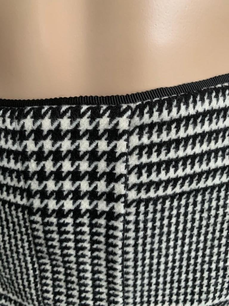 E51 Nieuw Blacky Dress: mt. 38=M wollen rok zwart/wit/grijs, Maat 38/40 (M), Blacky Dress, Zwart, Nieuw
