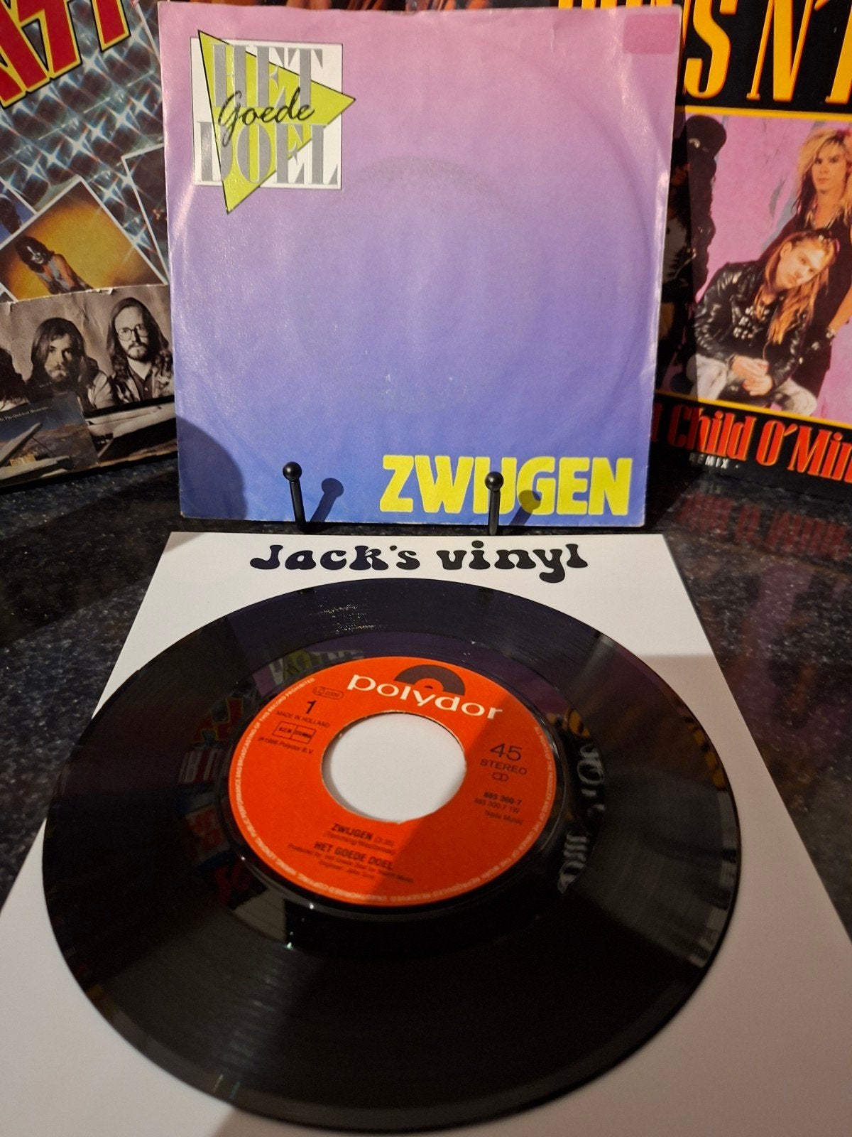 Het Goede Doel - Zwijgen  (Vinyl Single)  1986, Cd's en Dvd's, 7 inch, Ophalen of Verzenden, Zo goed als nieuw, Pop