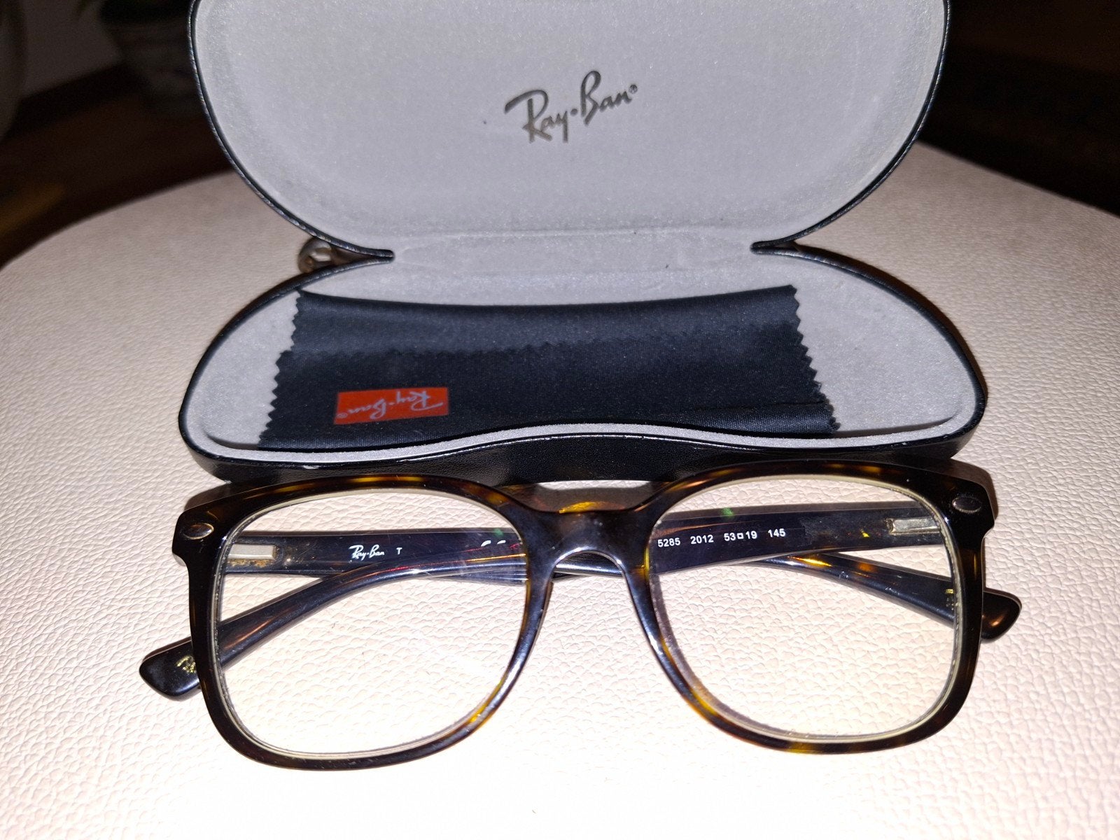 Ray Ban leesbril +300 bruin schildpad montuur izgs, Bruin, Ophalen of Verzenden, Zo goed als nieuw, Leesbril