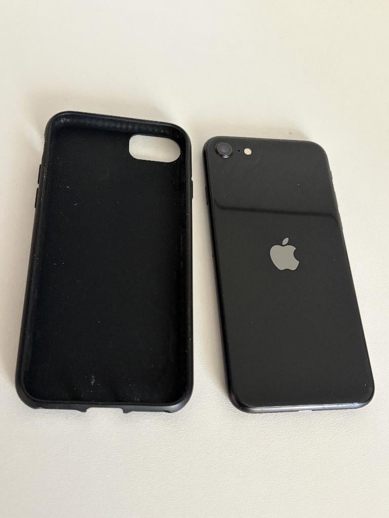 iPhone SE, Telecommunicatie, Mobiele telefoons | Apple iPhone, Ophalen, 80 %, Zwart, Zo goed als nieuw
