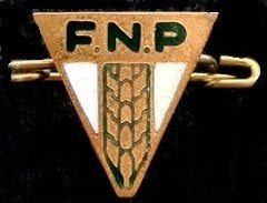 F.N.P. broche, Sieraden, Tassen en Uiterlijk, Verzenden, Nieuw, Minder dan 4 cm, Overige materialen