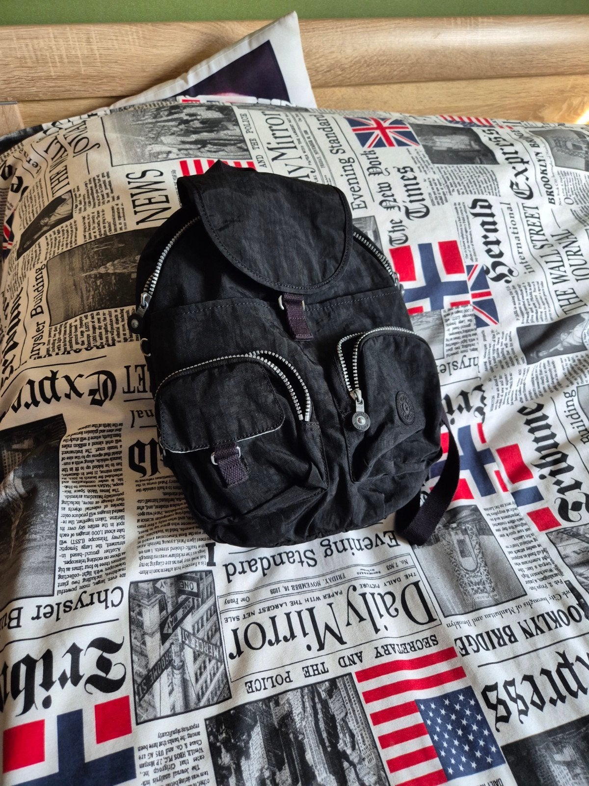 Rugtasje kipling, Ophalen of Verzenden, Zo goed als nieuw, Kipling, 30 tot 45 cm