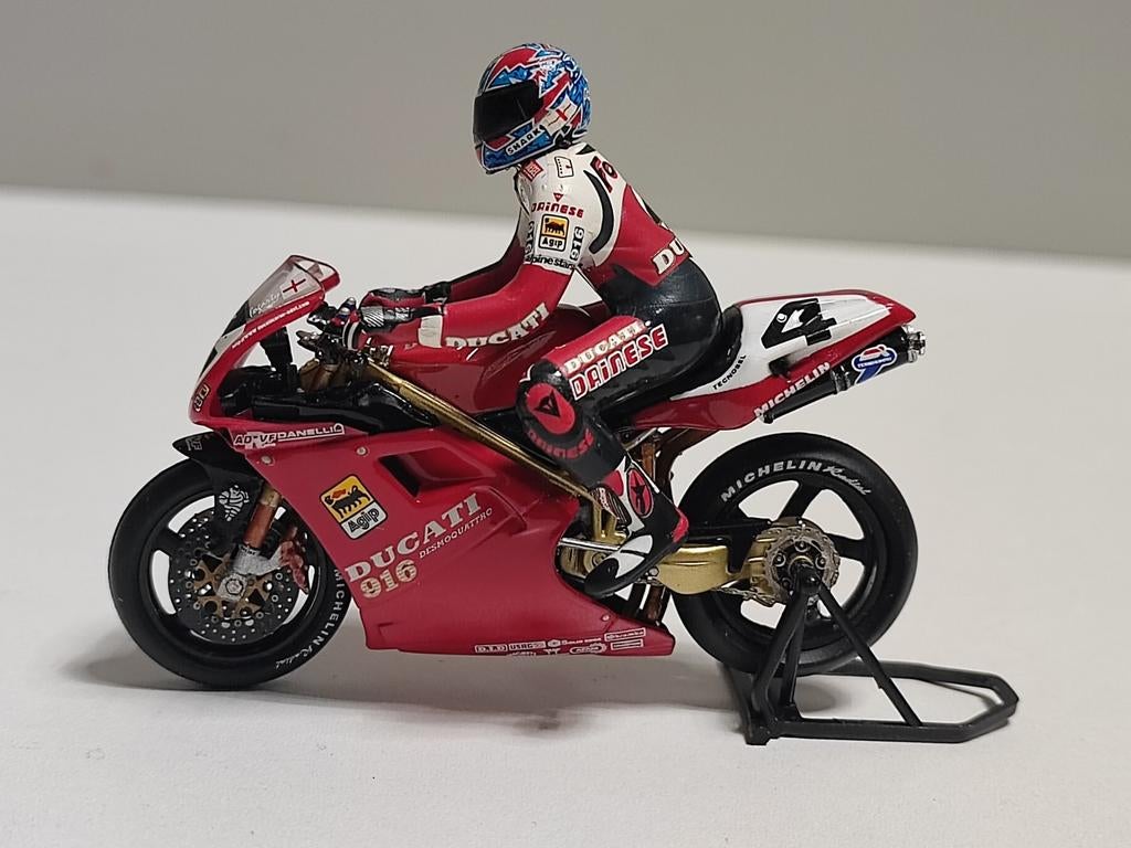 Ducati 916  - Carl Fogarty - WK Superbike (nieuw in de doos), Verzenden, Nieuw, Motor, Overige merken