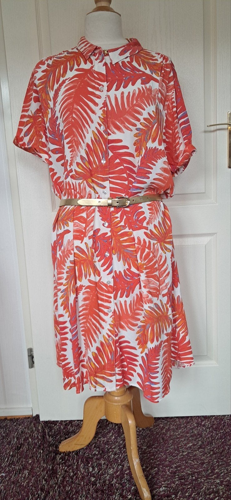 Fabienne Chapot Jurk - Rood, Wit, Blauw, Geel - Maat 44, Overige kleuren, Maat 42/44 (L), Onbekend, Ophalen of Verzenden