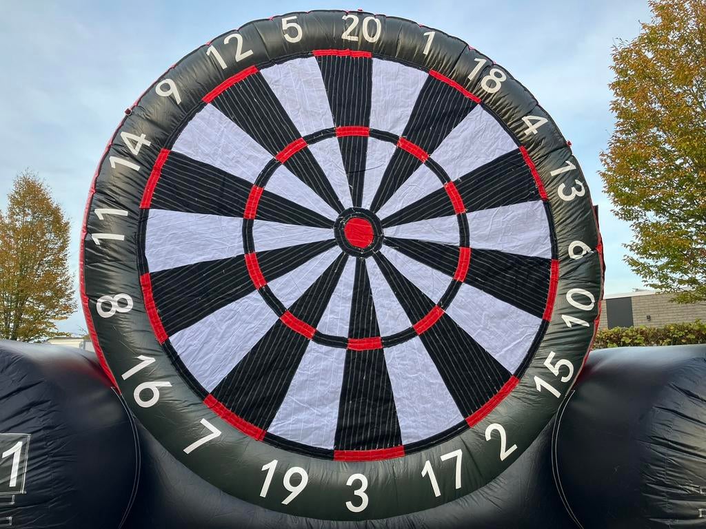 Opblaasbaar dartbord springkussen | DUBBELZIJDIG | zgan, Ophalen, Zo goed als nieuw, Overige