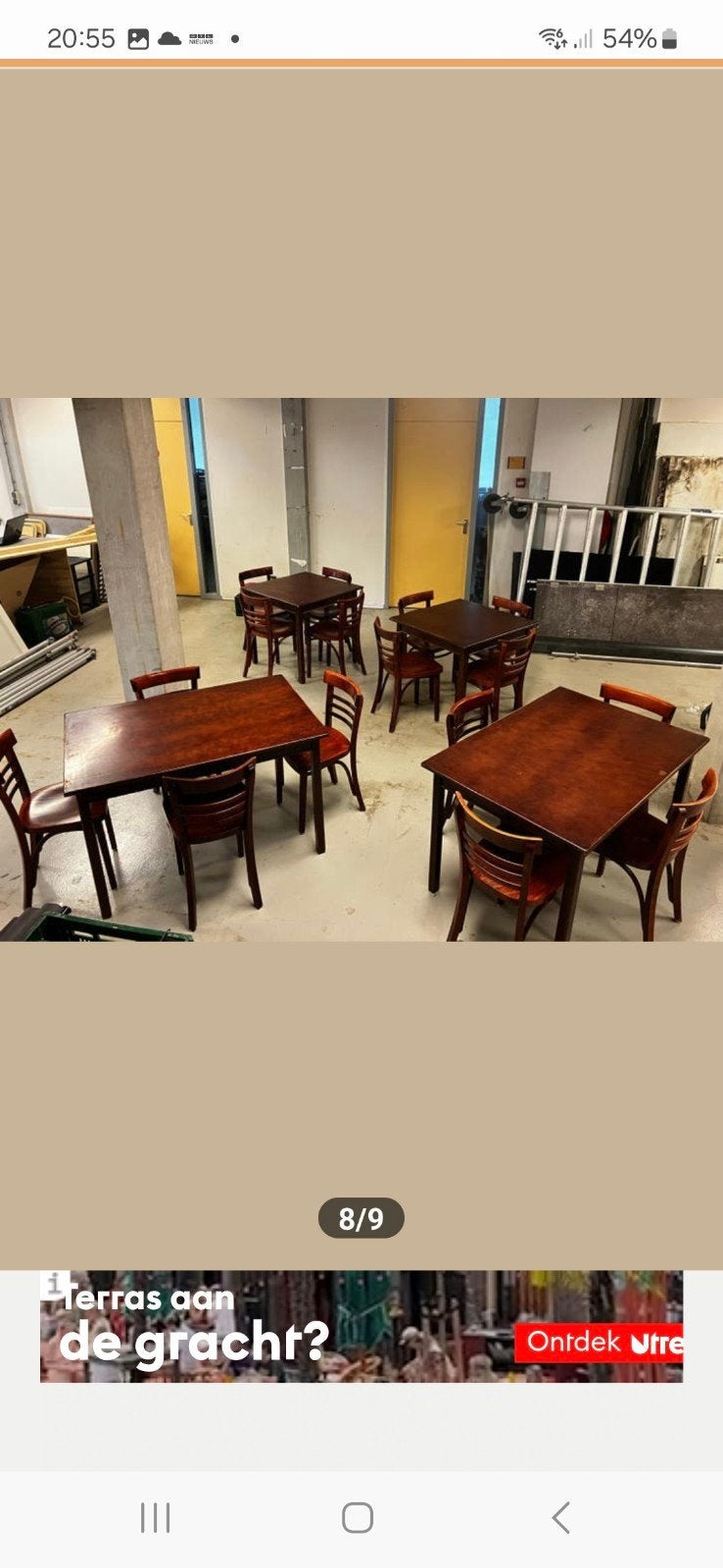 Stoelen horeca restaurant bistro cafe, Ophalen, Geen, Geen, Geen