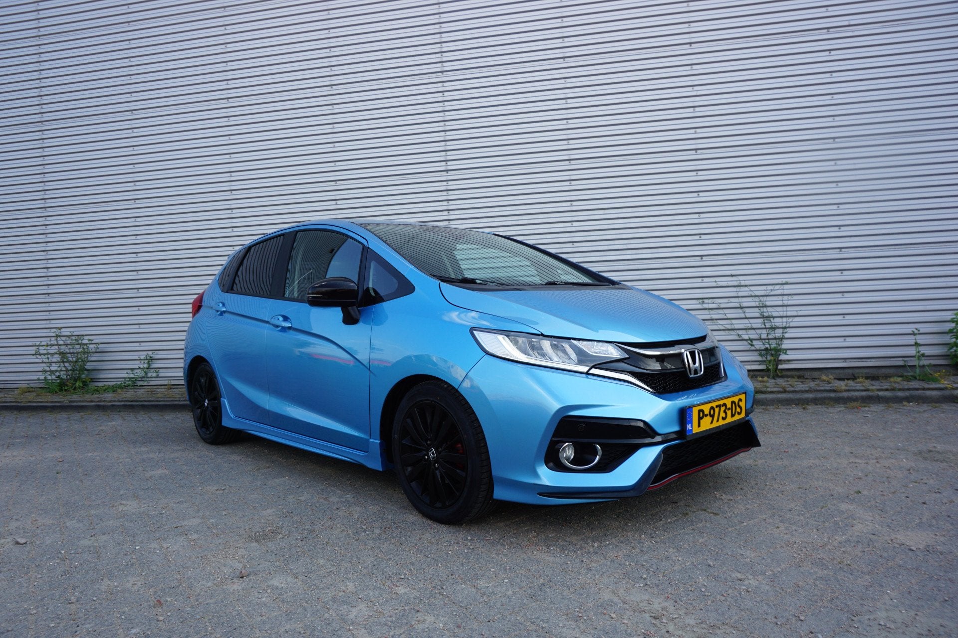 Honda Jazz 1.5 i-VTEC Dynamic Airco / Navi / Cruise / Stoelv, Auto's, Honda, Voorwielaandrijving, Euro 6, 4 cilinders, Blauw