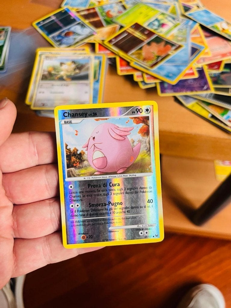 Chansey 69/127 Reverse Holo Platinum Pokemon, Verzenden, Zo goed als nieuw, Losse kaart, Foil