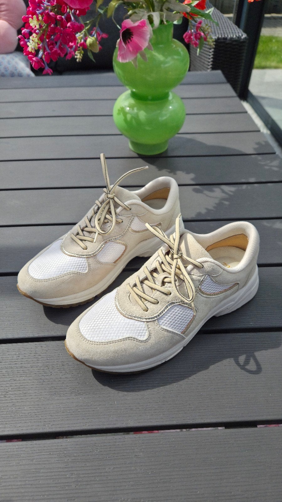 Beige sneakers cycleur de luxe - Zo goed als nieuw, Beige, 1927 Gold & Luxe, Ophalen of Verzenden, Sneakers of Gympen