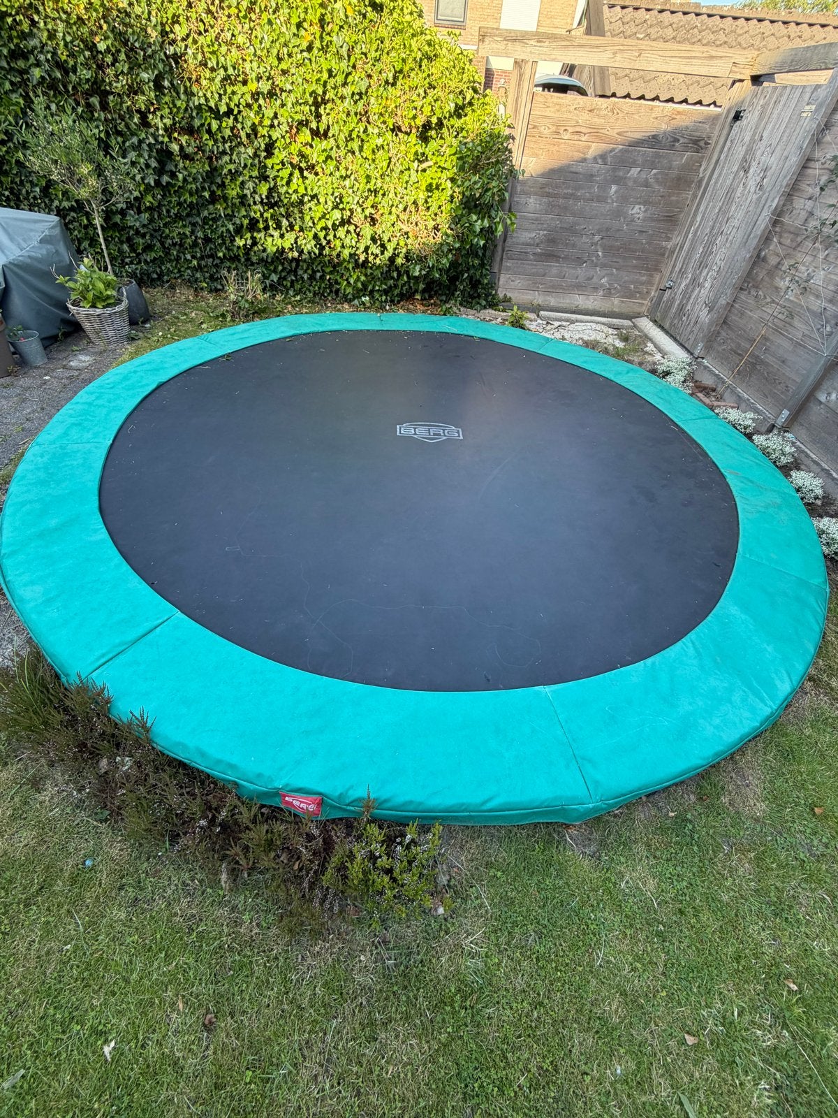 BERG InGround Favorit Trampoline 430 cm, Ophalen, Gebruikt