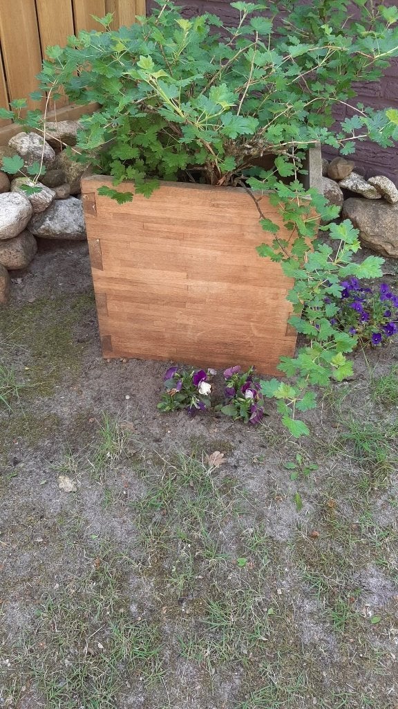 Planten bak massief met zwaluw sluitingen. Schoonoord., Tuin en Terras, Ophalen, Minder dan 30 cm, Rond, Nieuw