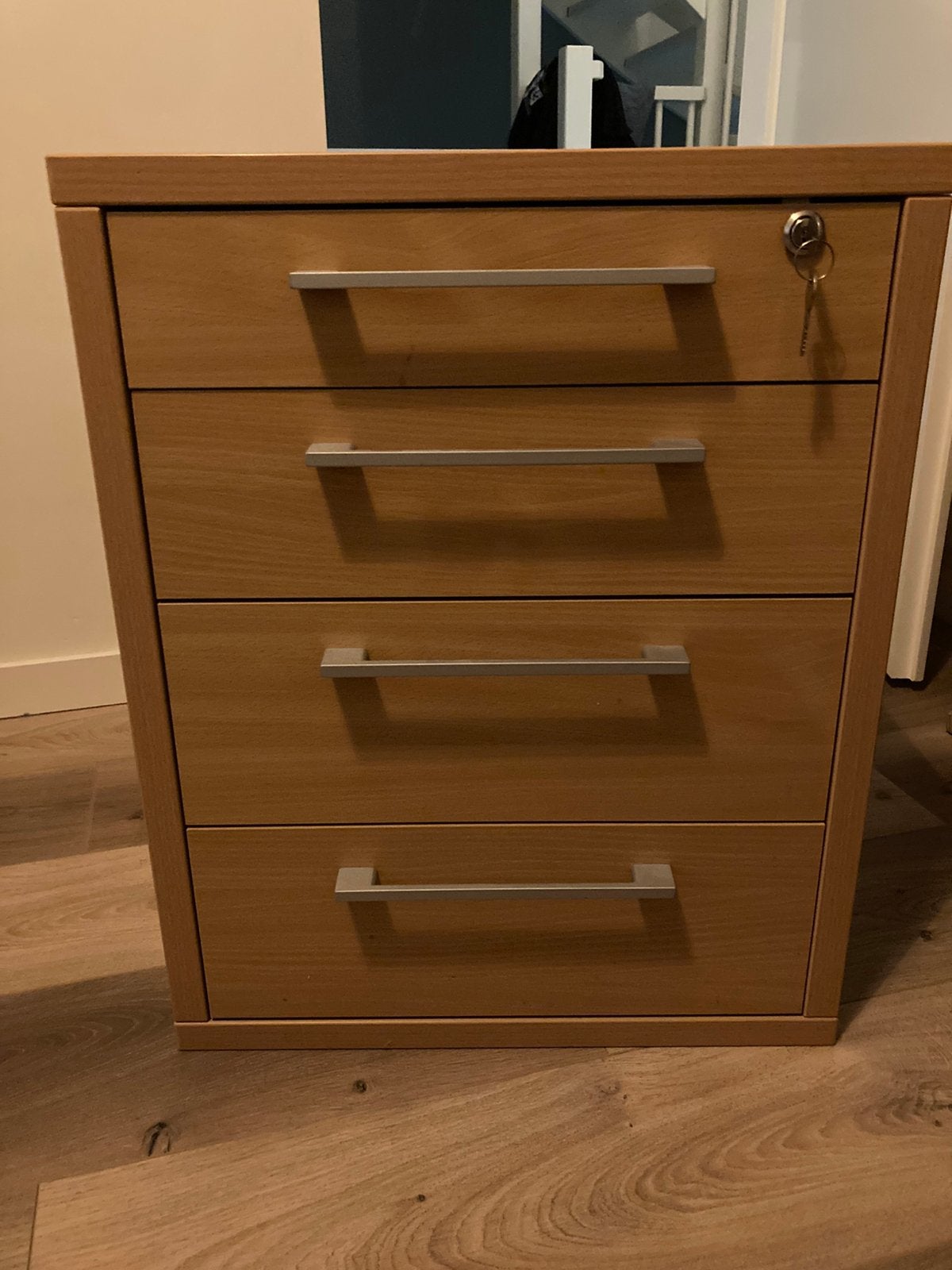 Gratis! Ladekastje ladenblok bureaukastje, Ophalen, Minder dan 50 cm, Zo goed als nieuw, 3 of 4 laden