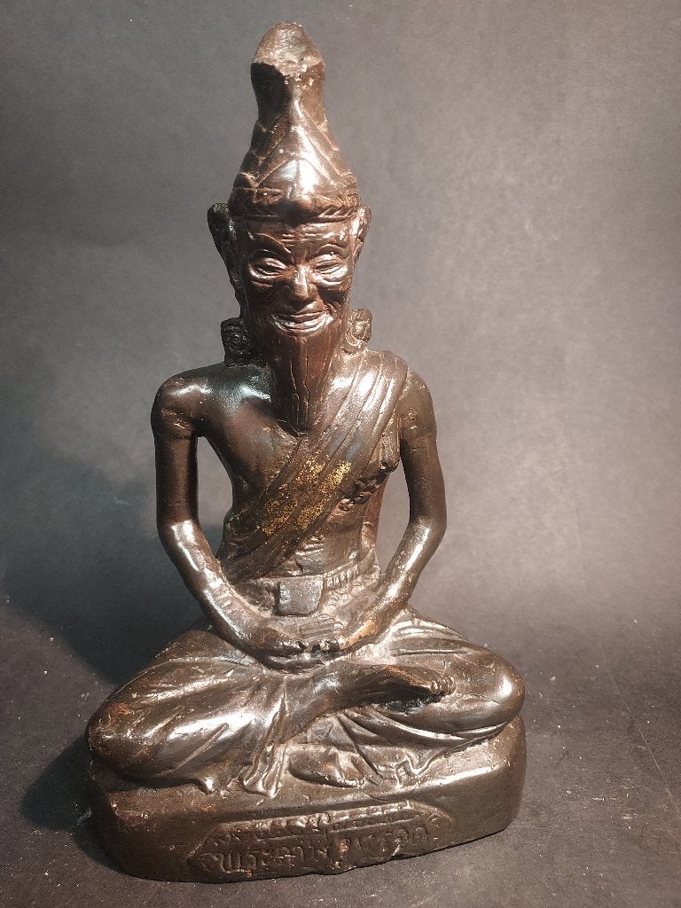 Antiek Bronzen Boeddha, Ophalen of Verzenden, Gebruikt