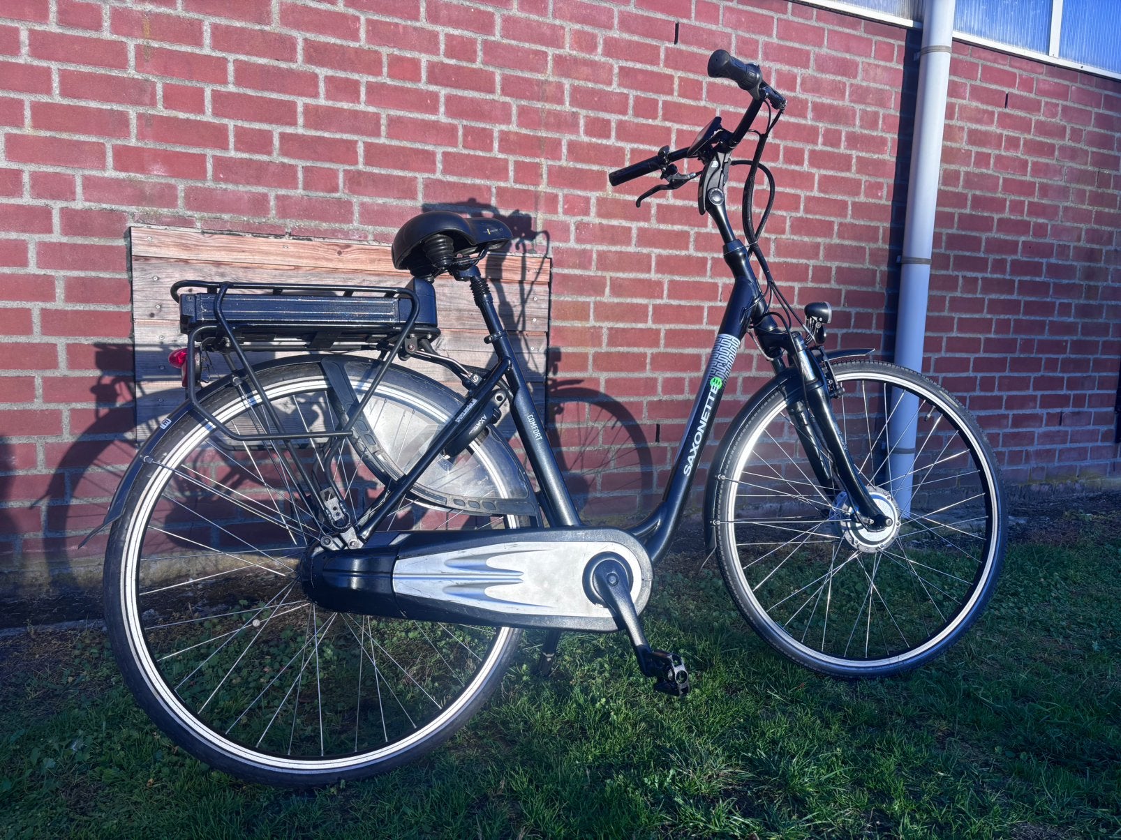 Saxonette Comfort 50+km, Fietsen en Brommers, Zo goed als nieuw, 47 tot 51 cm, 50 km per accu of meer, Ophalen