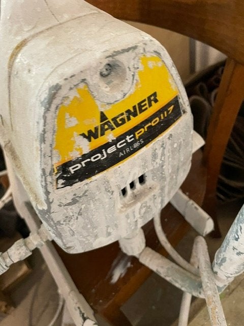 Wagner Project Pro 117 Airless + Wagner W610 verfspuit, Ophalen, Gebruikt