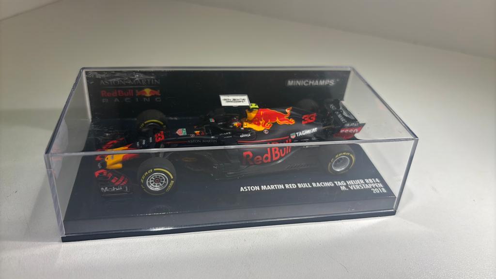 F1 aston martin rb14 m.verstappen minichamps 1.43, Auto, Ophalen of Verzenden, MiniChamps, A