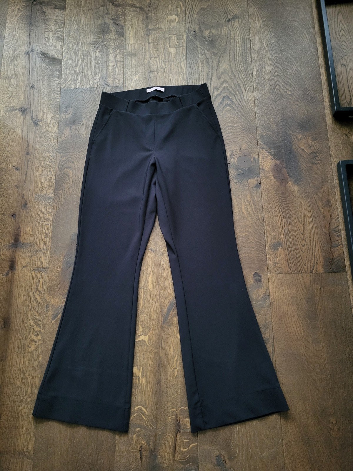 Studio Anneloes Bonded Flair Broek Zwart maat M, Kleding | Dames, Broeken en Pantalons, Maat 38/40 (M), Studio Anneloes, Zwart