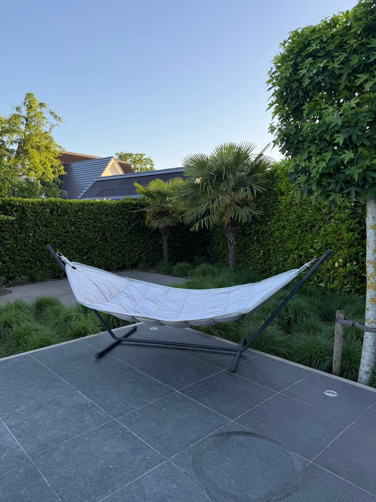 Fatboy Headdemock Light Grey, Tuin en Terras, Ophalen, Gebruikt, Met standaard, Eenpersoons