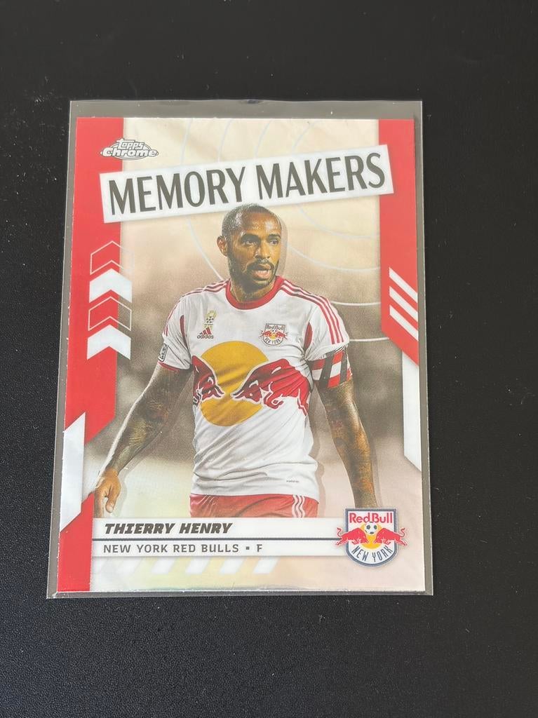 Topps - New York Red Bulls - Thierry Henry, Verzenden, Zo goed als nieuw, Buitenlandse clubs, Spelerskaart