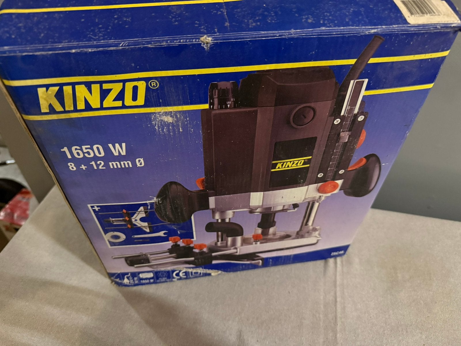 Kinzo bovenfrees te koop, Ophalen of Verzenden, Gebruikt, Elektrisch, Bovenfrees