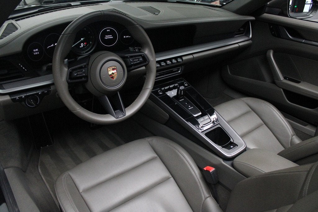Porsche 911 3.0 4 Targa Leer Navi Camera Bose Climate C. PDC, Auto's, Porsche, Automaat, Gebruikt, Cabriolet, 4 stoelen
