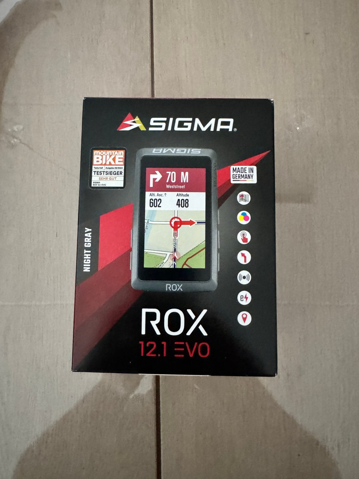 Sigma ROX 12.1 EVO GPS Fietscomputer - Nieuw in doos, Fietsen en Brommers, Fietsaccessoires | Fietscomputers, Ophalen of Verzenden