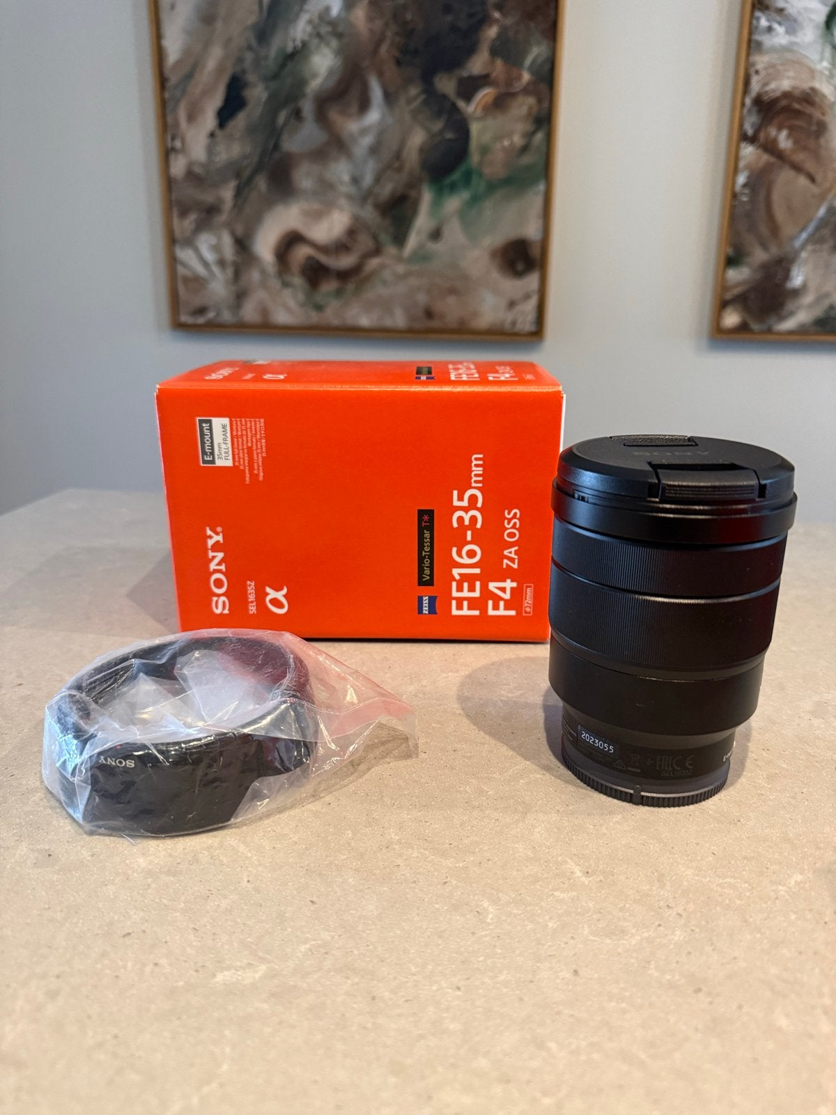 Sony FE 16-35mm F4 ZA OSS Vario-Tessar T* groothoeklens, Sony E-mount, Sony, Autofocus, Zo goed als nieuw