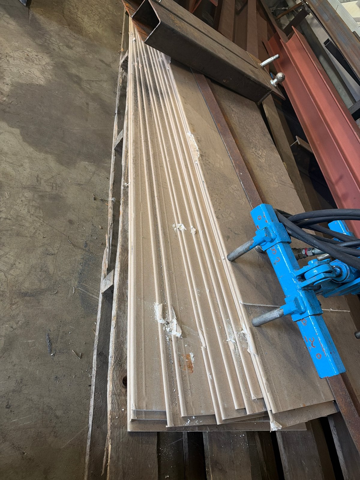 Stucplaten 2000x600x9 mm, Ophalen, Gebruikt