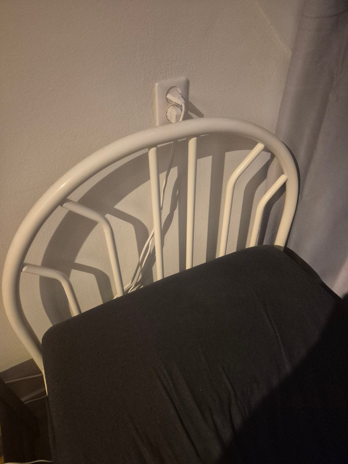 1 persoonsbed met spiraalbodem, Ophalen, Gebruikt, 90 cm, Eenpersoons