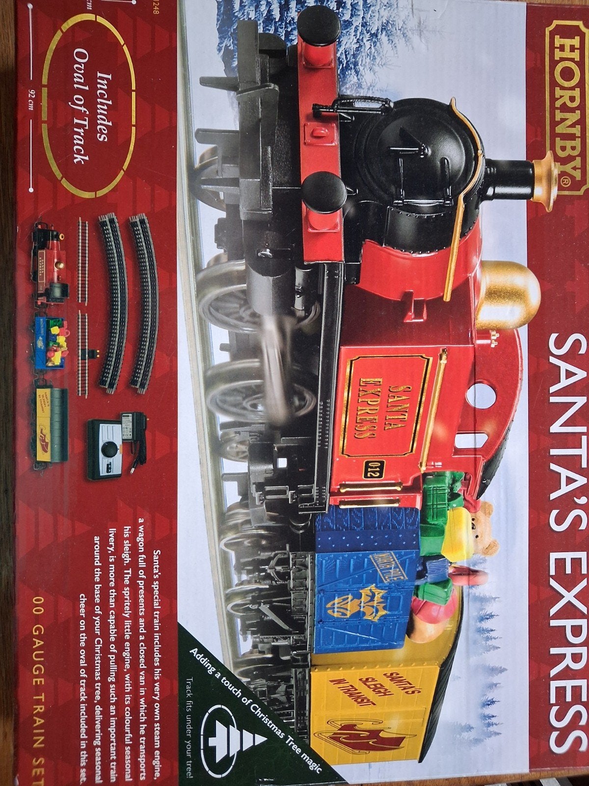 Hornby kerst trein set zgan, Overige merken, Treinset, Gelijkstroom, Ophalen of Verzenden