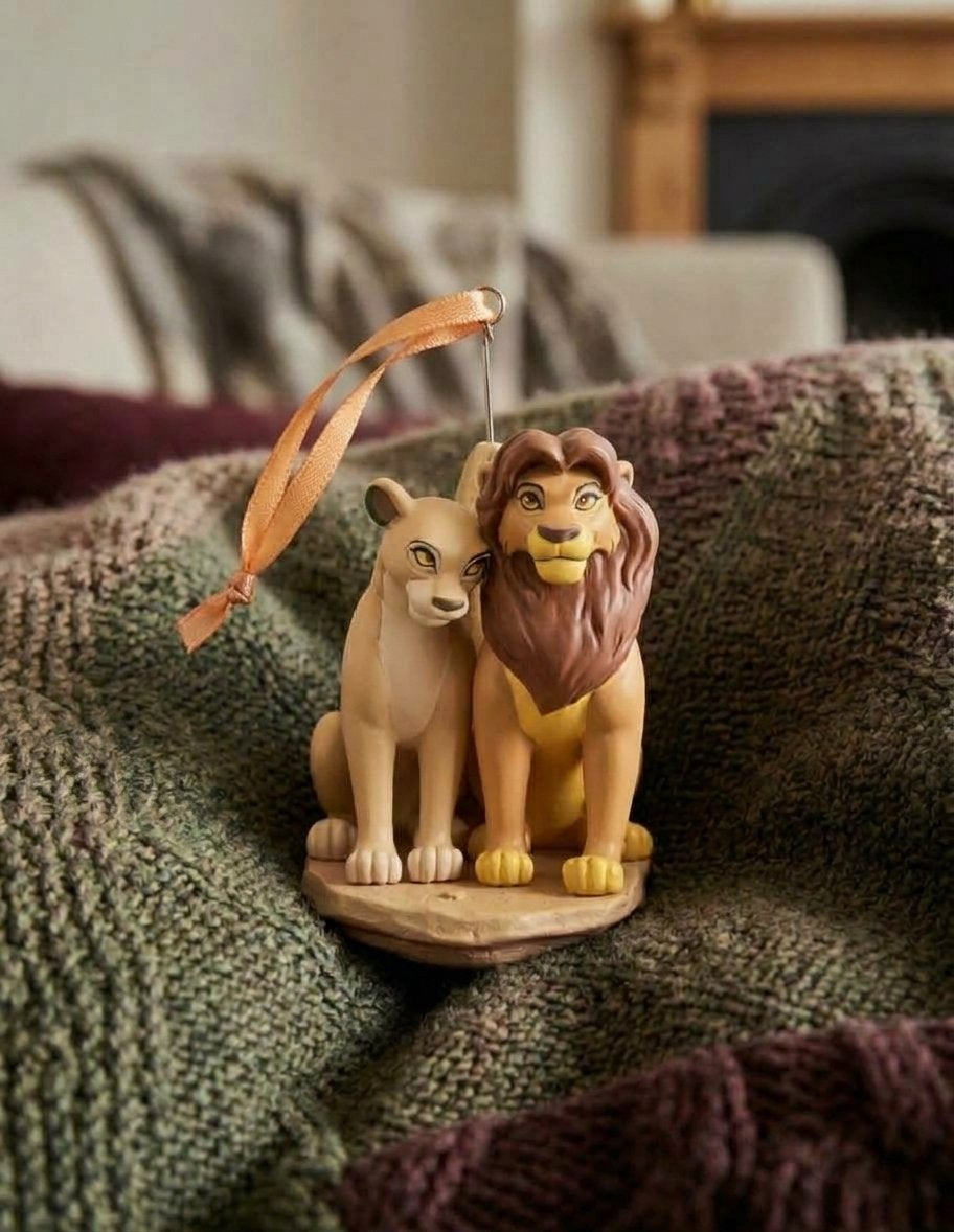 Disney Lion King ornament, Verzamelen, Ophalen of Verzenden, Leeuwenkoning of Jungle Boek, Zo goed als nieuw, Beeldje of Figuurtje