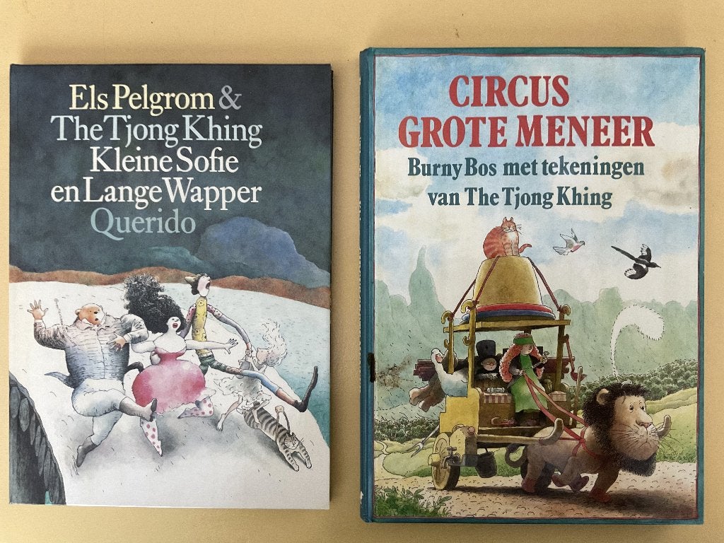 5 prachtige boeken met werk van llustrator Thé Tjong Khing, Boeken, Ophalen of Verzenden, Zo goed als nieuw