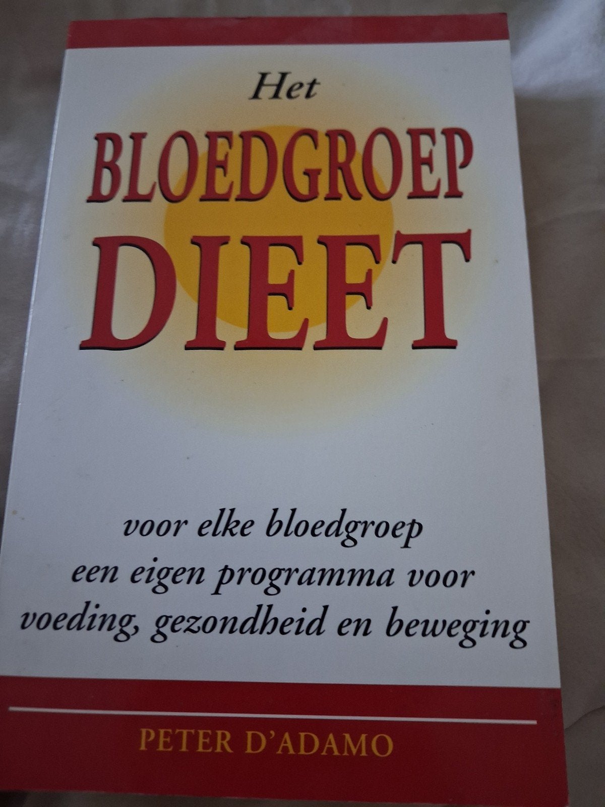 Peter D'Adamo - Het bloedgroepdieet, Boeken, Kookboeken, Zo goed als nieuw, Ophalen of Verzenden