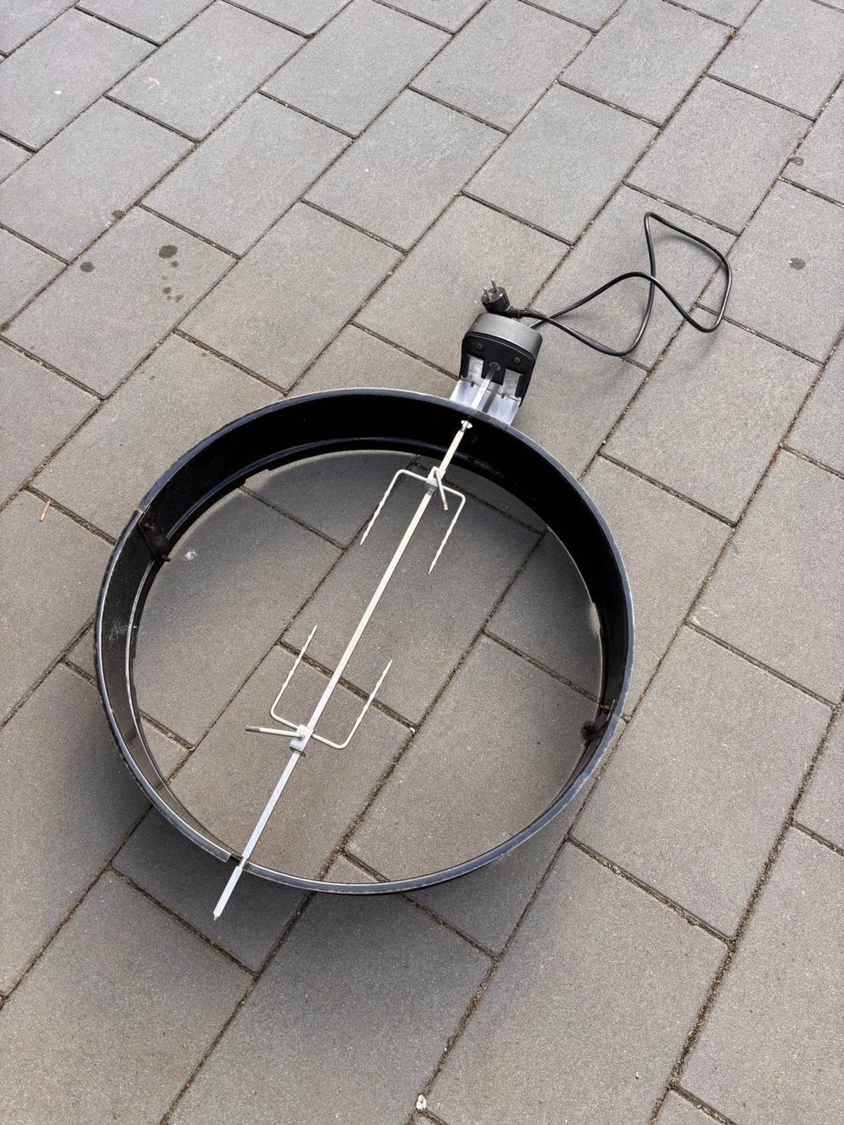 Weber rotisserie 57 cm draaispit, Ophalen, Gebruikt