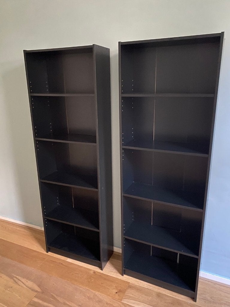 IKEA open kast antraciet – 2 stuks – 60 x 180 cm, Ophalen, Zo goed als nieuw, Minder dan 25 cm, 50 tot 100 cm