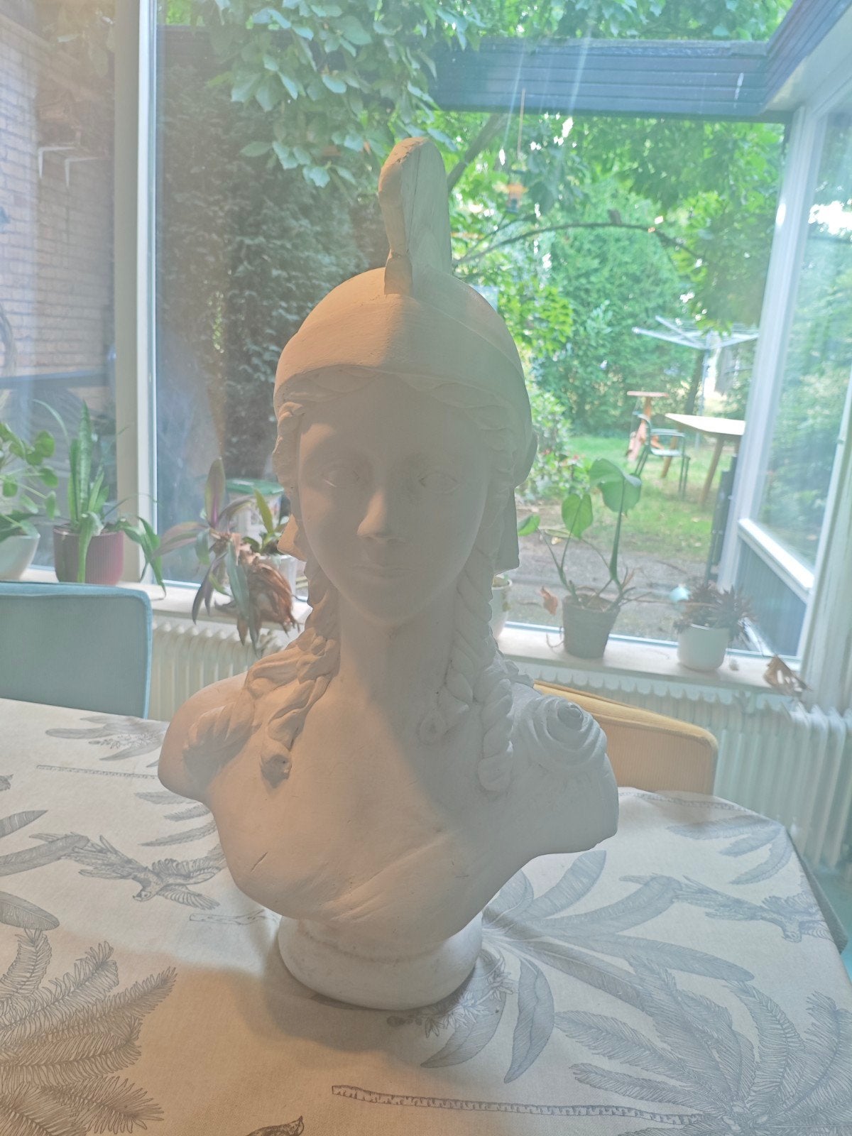 Gipsen beeld van Athene, Ophalen, Gips, Buste, 50 - 100 cm