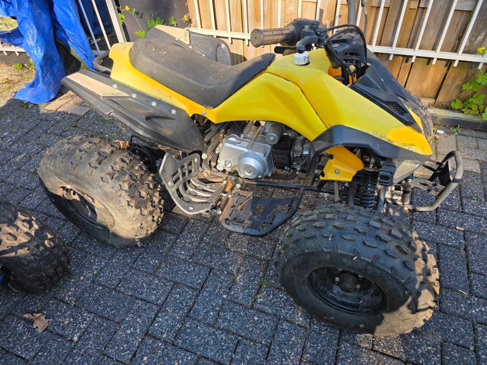 3x MTX ATV 125cc 4-takt uit 2013 - Schuurvondst, 1 cilinder, 125 cc