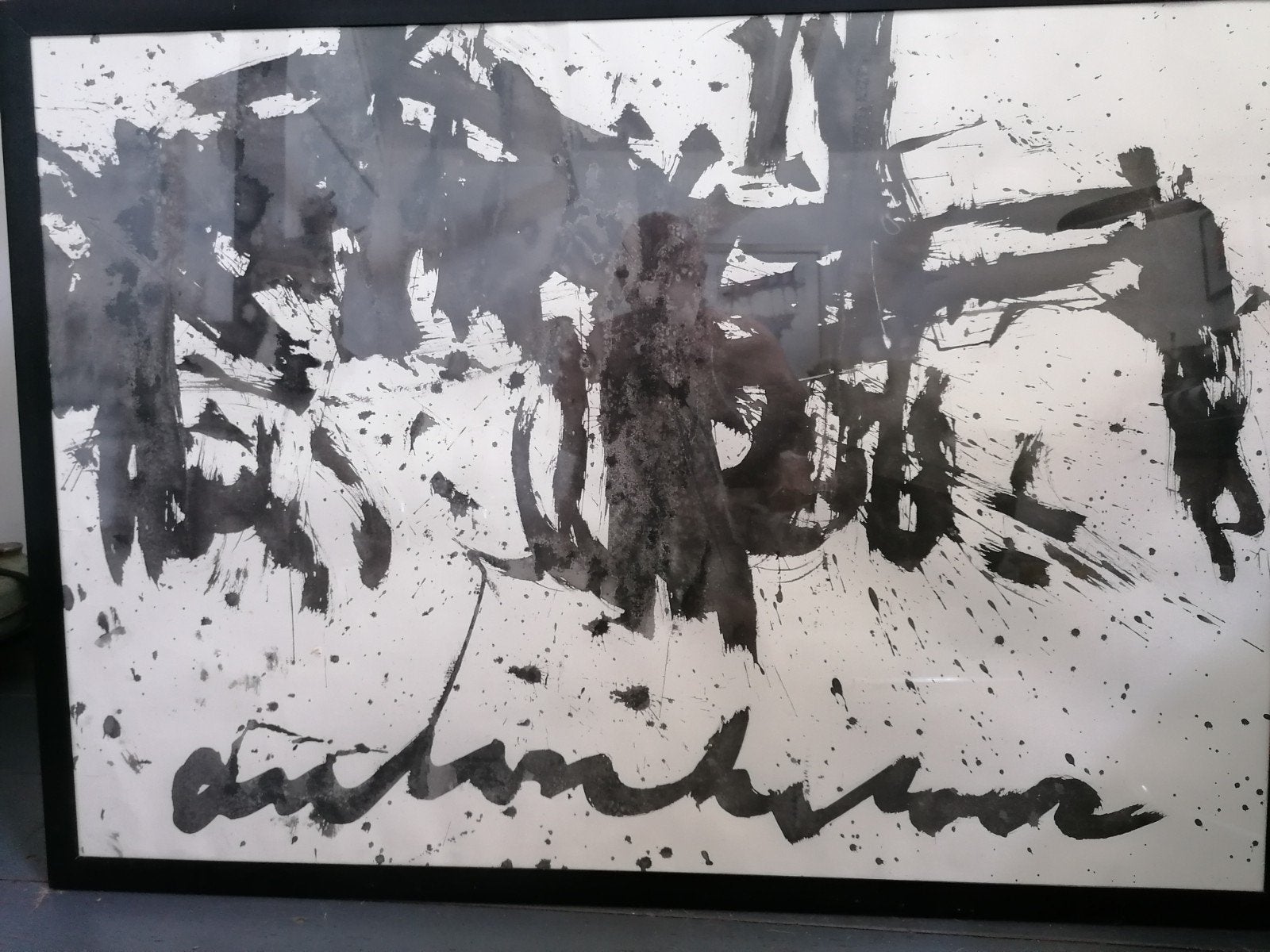 Anton Heyboer Gouache Waterverf Schilderij - Gesigneerd, Ophalen